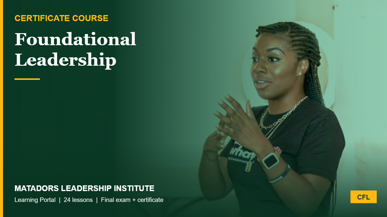 Certificate in Foundational Leadership